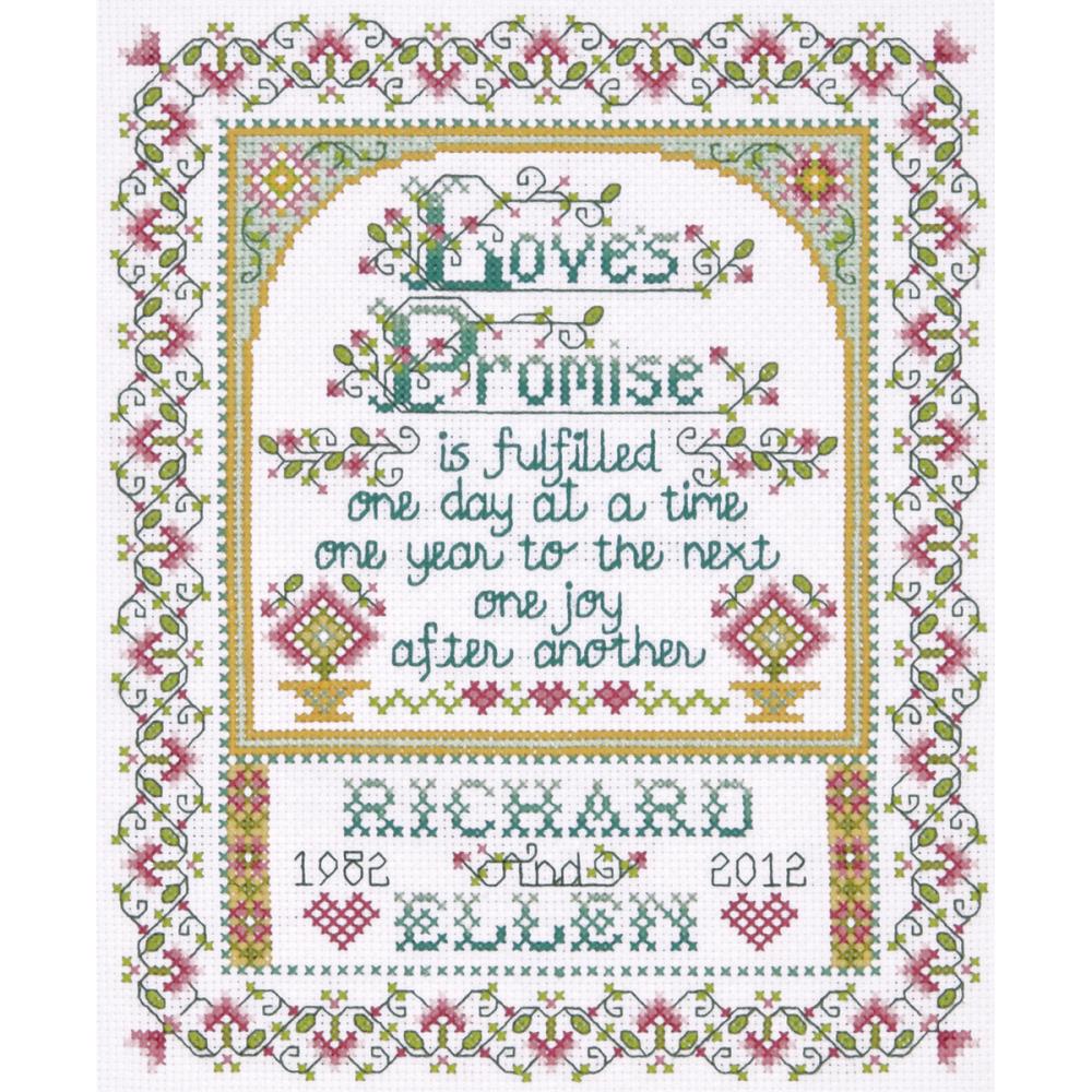 Love's Promise Counted Cross Stitch Kit